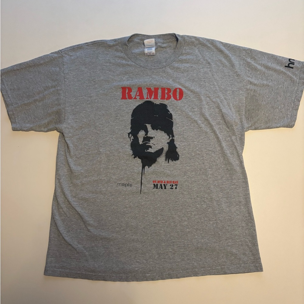 Vintage Rambo promo hmv shirt